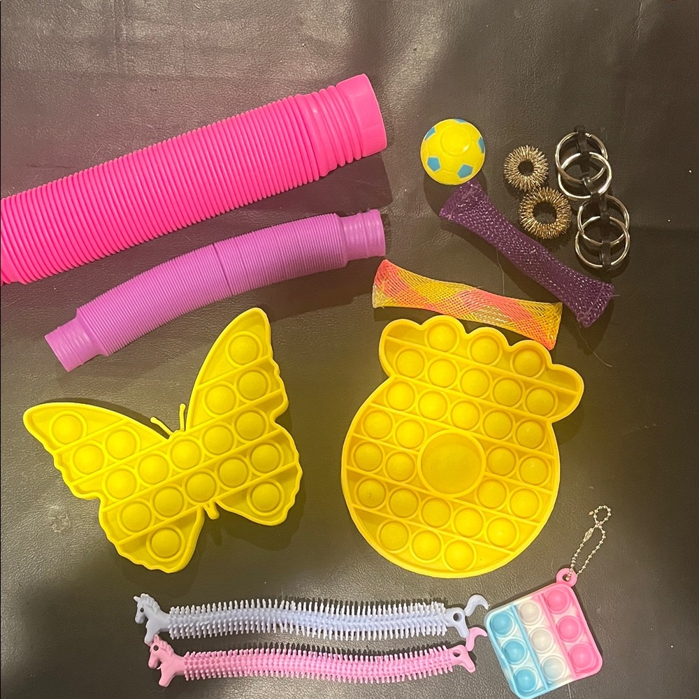 Colorful Pop It and Fidget Toy Set